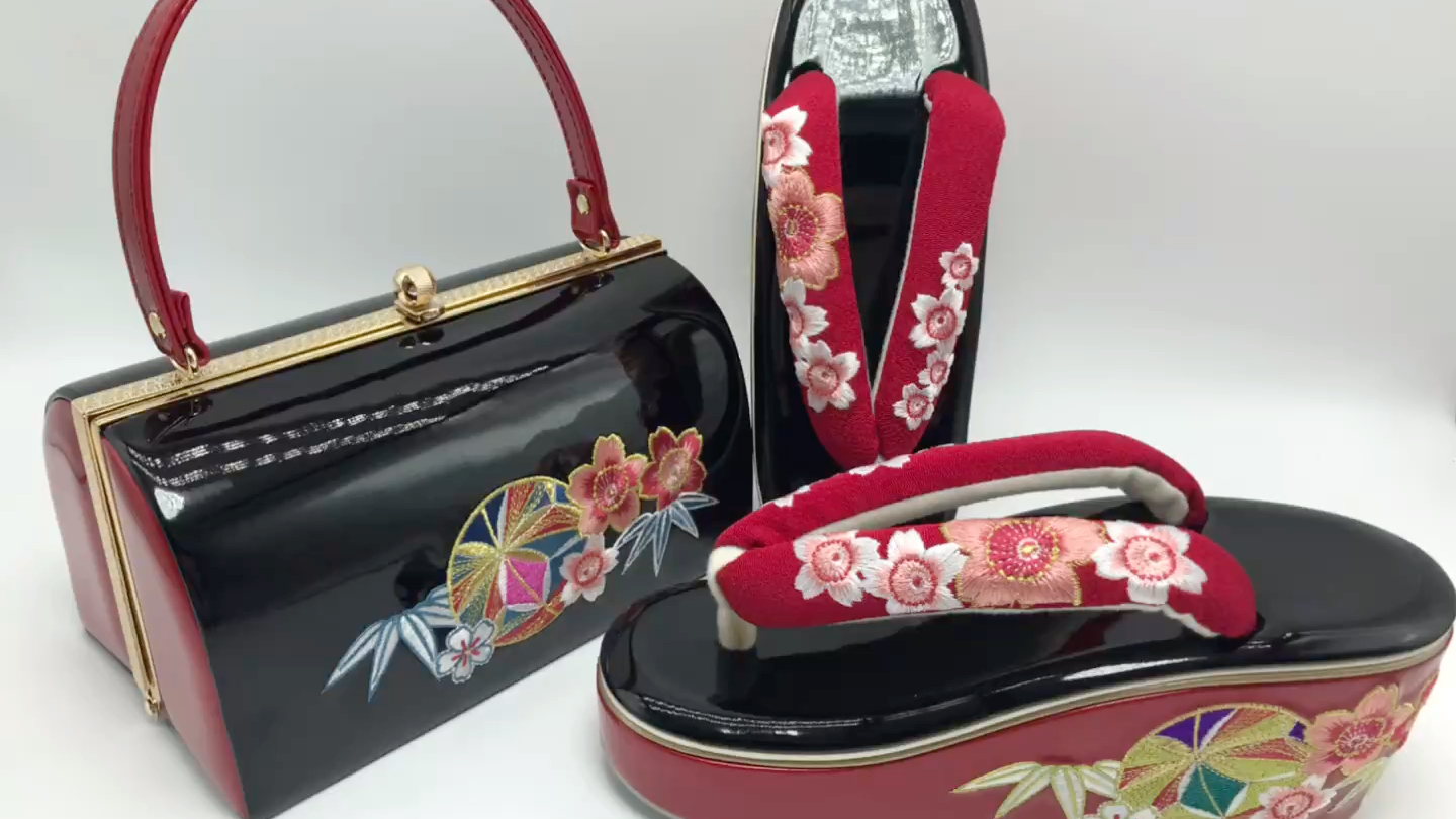 和服配套手提包草履套装上新