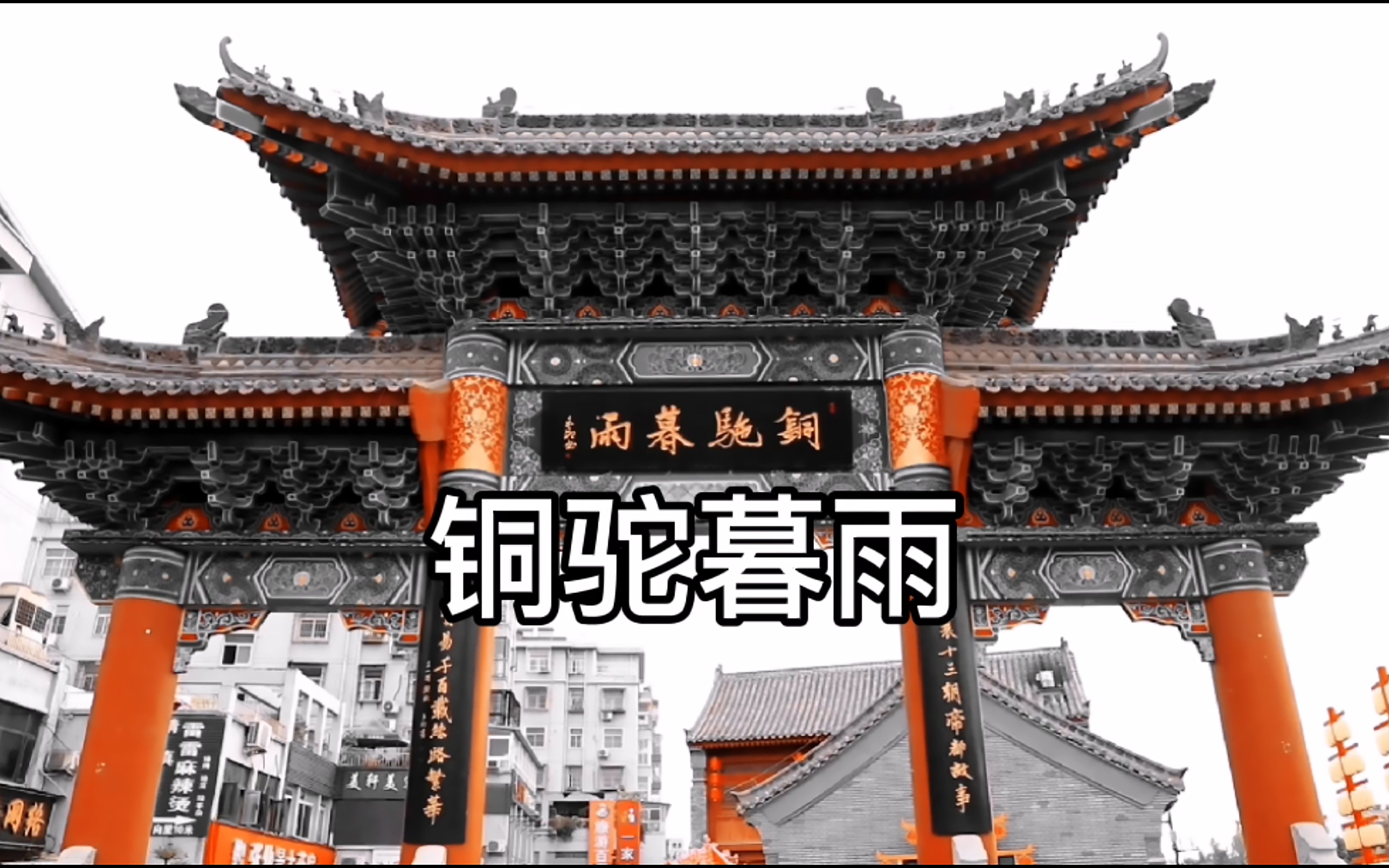 古往今来洛阳八大景—铜驼暮雨