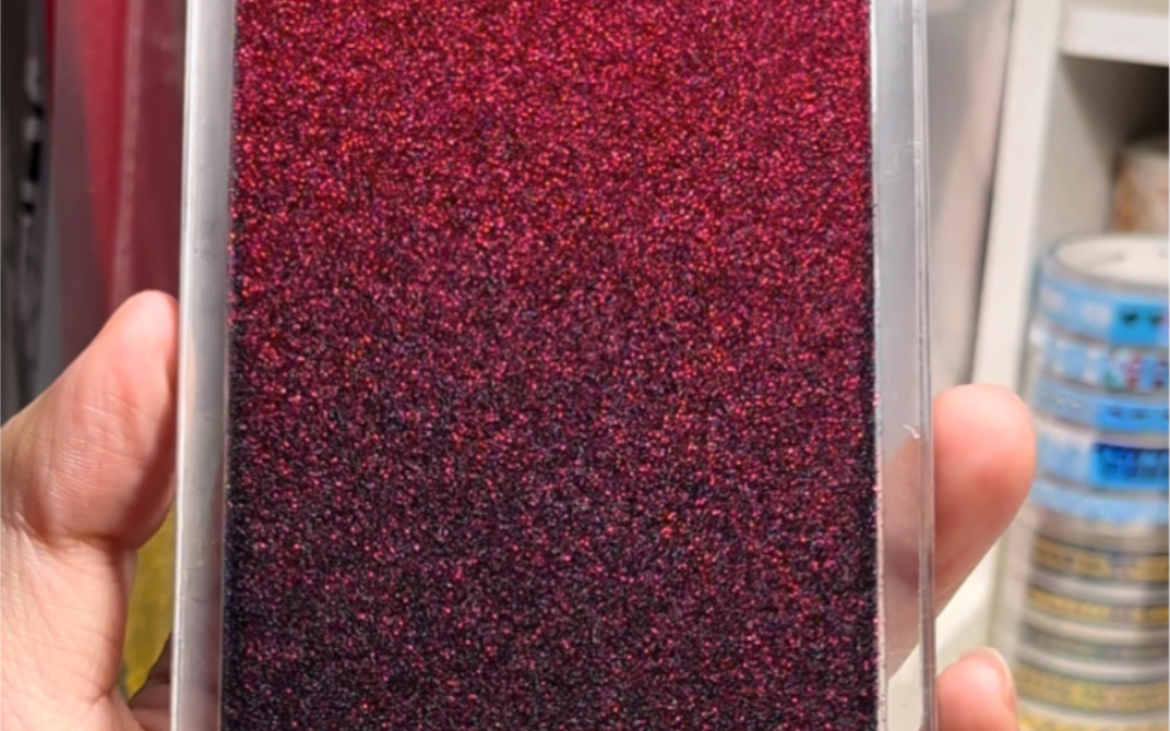 桃红色渐变流沙麻将