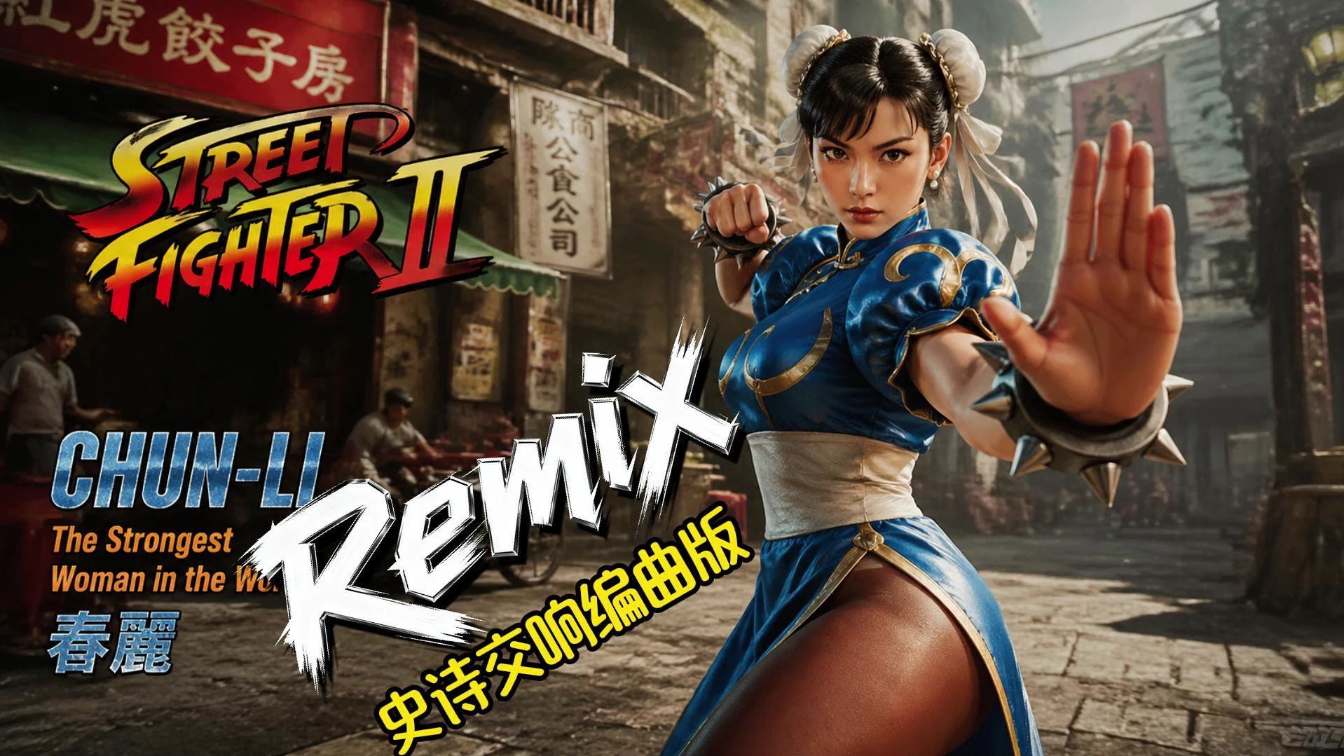 街头霸王2春丽主题曲（Chun-Li's Theme）游戏音乐Remix.史诗交响风格AI重制