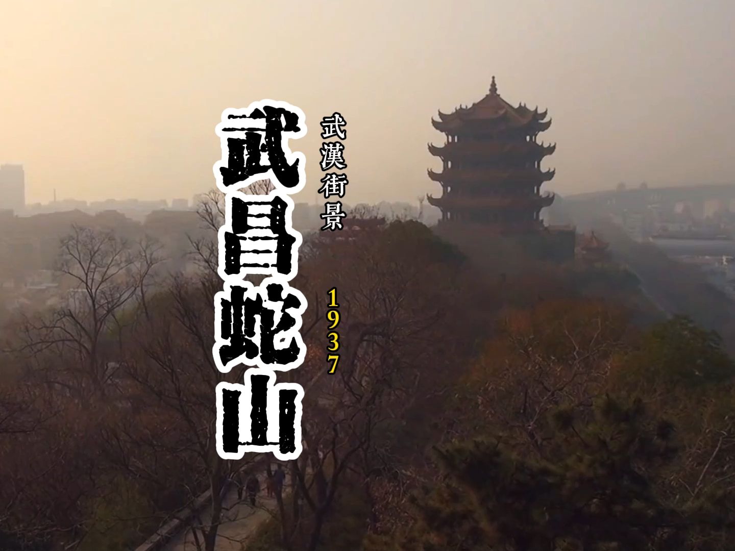 武汉街景1937 武昌蛇山哔哩哔哩bilibili