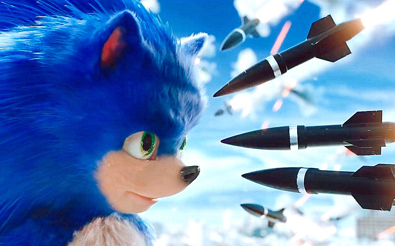 《刺猬索尼克》sonic the hedgehog-经典电玩改编电影~球鞋太晃眼了