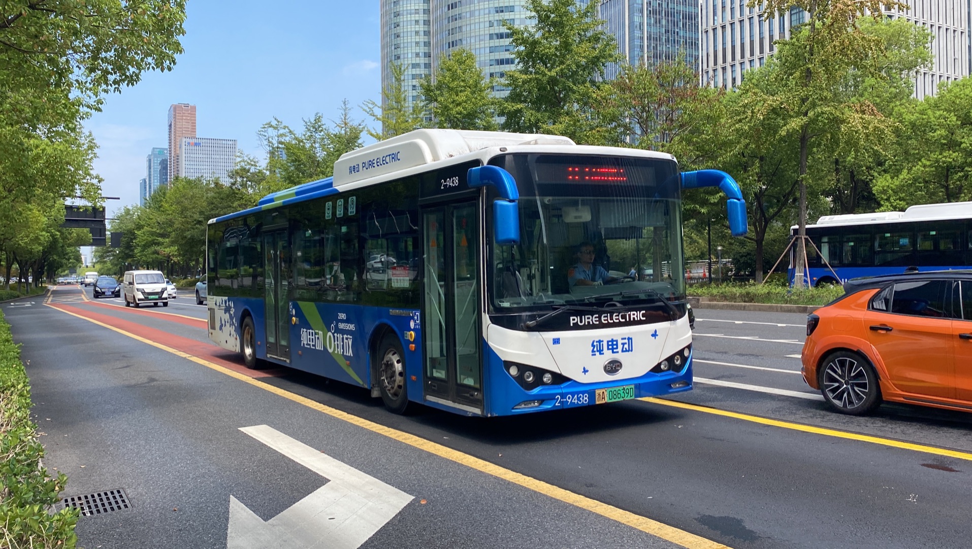 杭州公交 byd k9ka 71路 2-9438