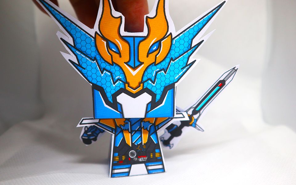 假面骑士build龙我纸模