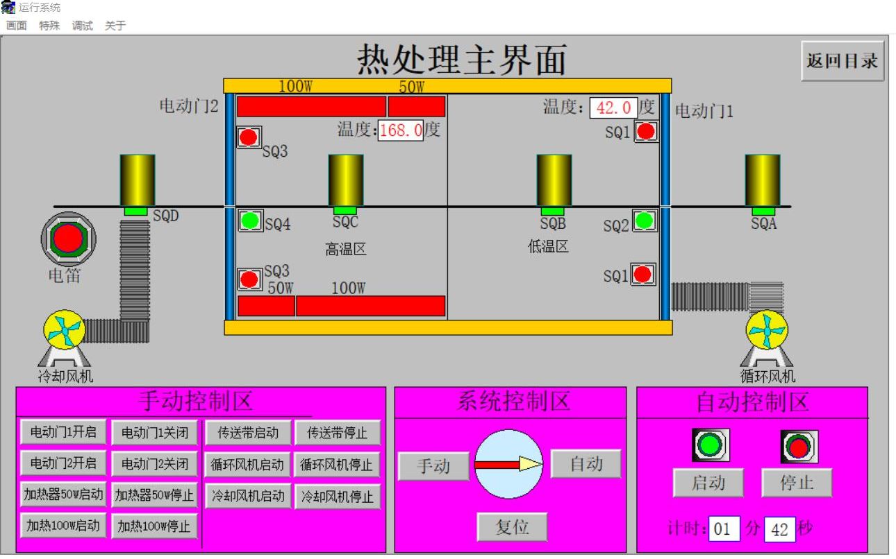 基于组态王的热处理车间烘房控制系统组态仿真 热处理烘房 温度控制 组态王报警报表曲线哔哩哔哩bilibili