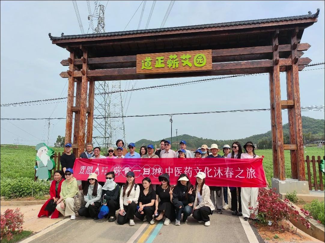 素问中医门诊携湖北中医药大学师生来道正蕲艾游学参观哔哩哔哩bilibili