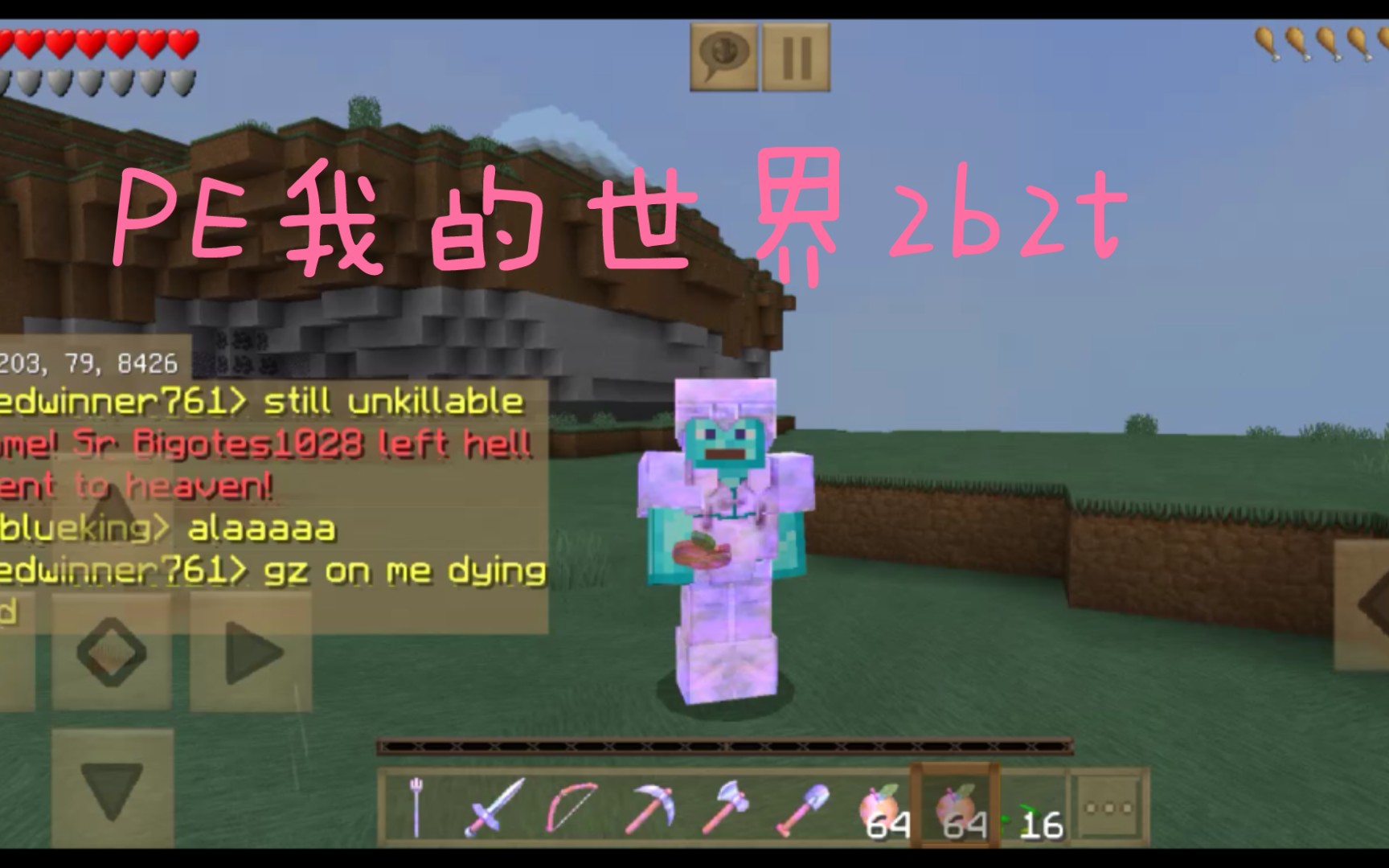 PE我的世界2b2t我的世界