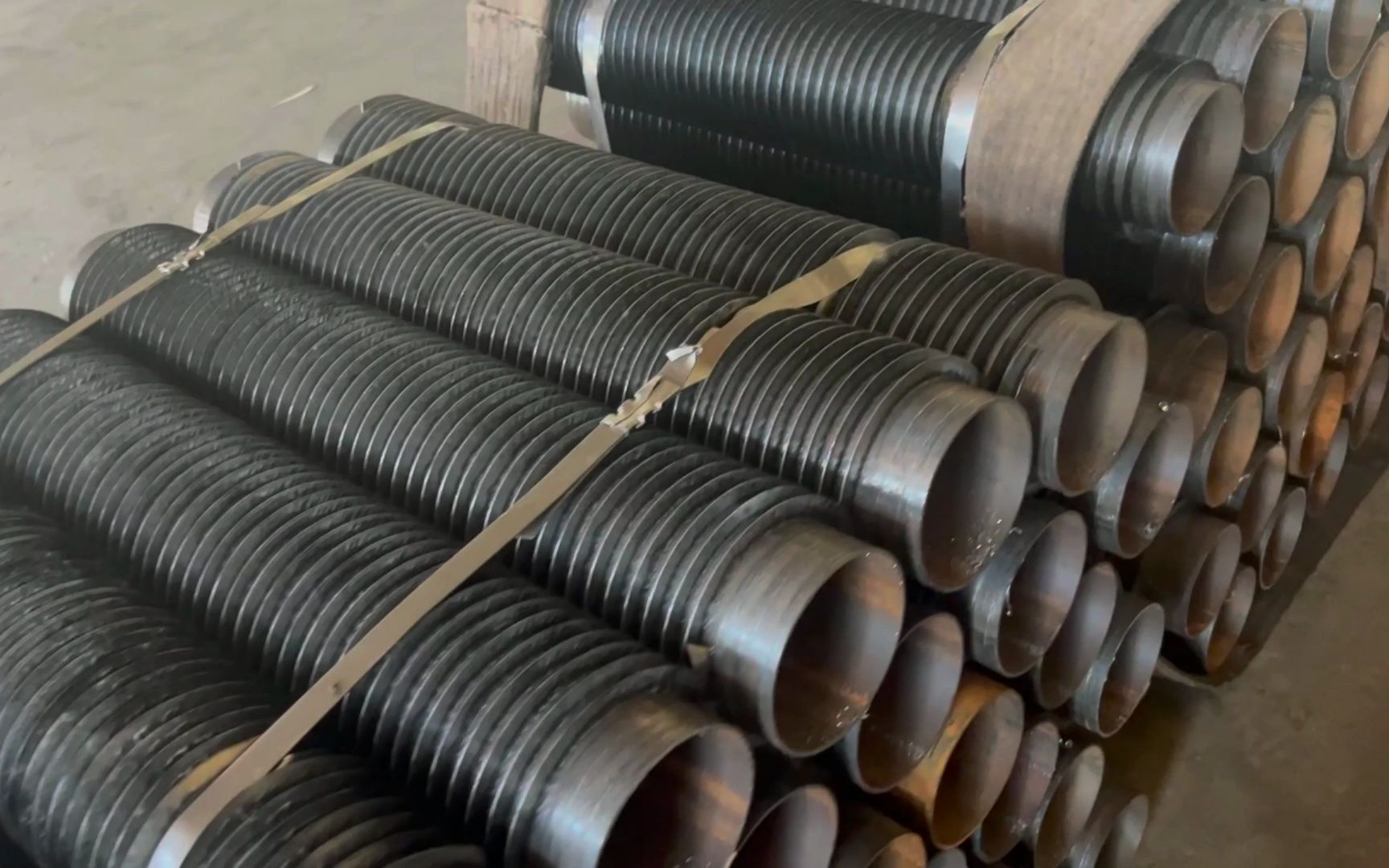 烟气回收高频焊翅片管 螺旋翅片管