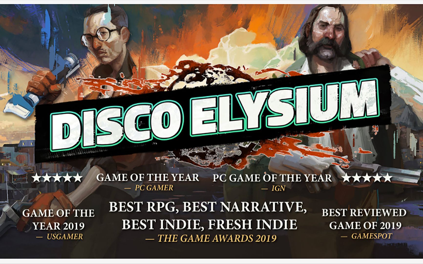 [图]极乐迪斯科最终剪辑版 《Disco Elysium - The Final Cut》辣手神探，硬核办案：当英雄，还是做败类，由你来定。