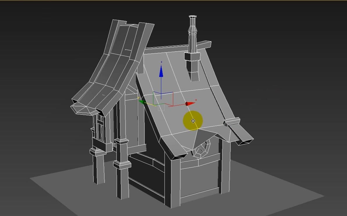 3dmax零基础场景建模教学【模型1】