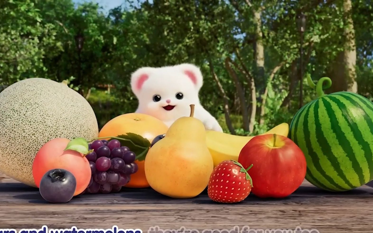 [图]???Fruit Song，儿童英语，水果儿歌