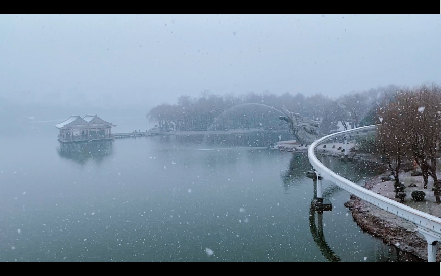 [图]沉浸式看雪｜逆水寒·一蓑烟雨｜长安雪｜舒缓躁郁