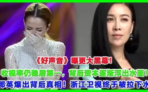 Descargar video: 《好声音》曝大黑幕！李玟的死另有阴谋，公安介入调查！背后资本逐渐浮出水面！那英无奈爆出背后真相！浙江卫视终于被拉下水！#刀郎#罗刹海市#周深#那英#杨坤#中国好