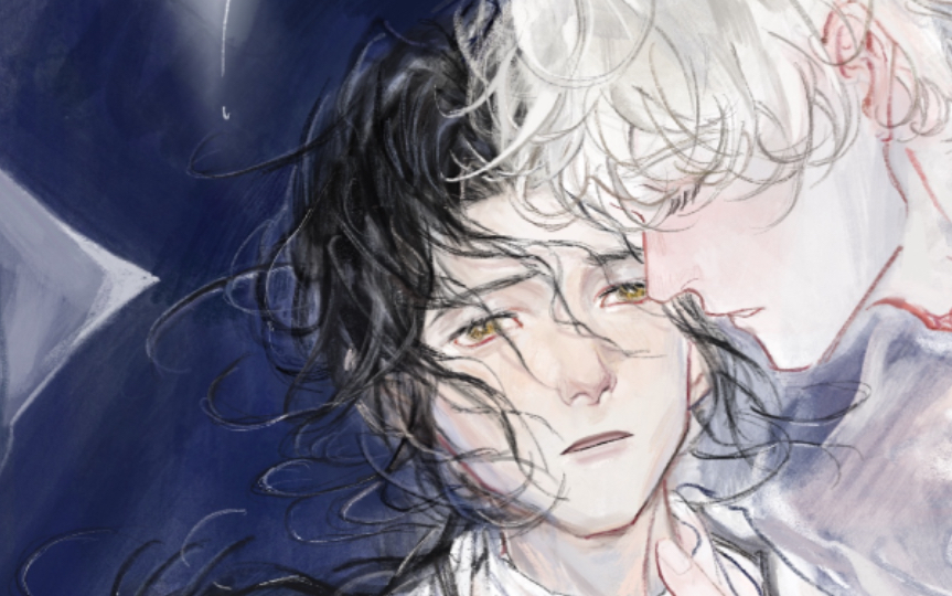 【aph露中/绘画过程】lost in blue