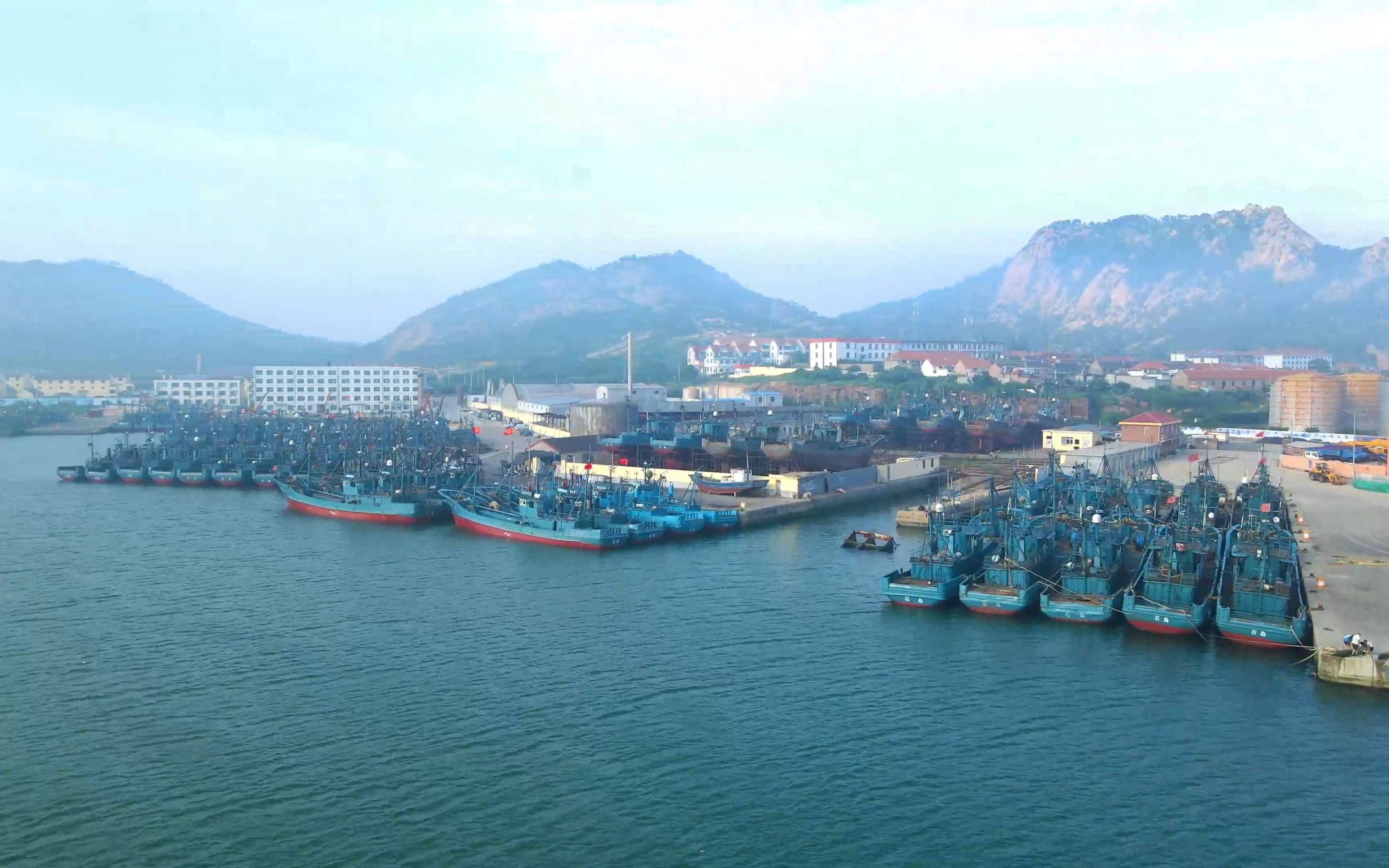 航拍威海22-龙须岛码头