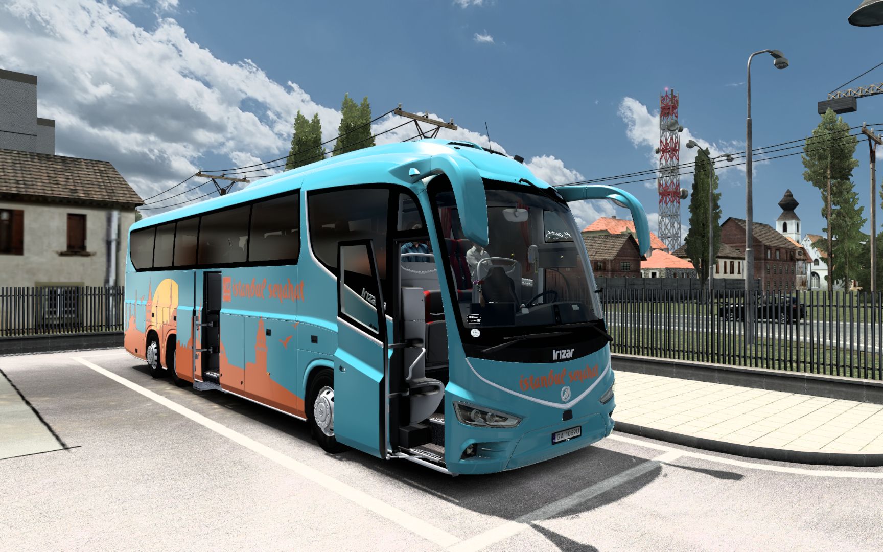 欧洲卡车模拟2驾驶irizar大巴在巴西客运