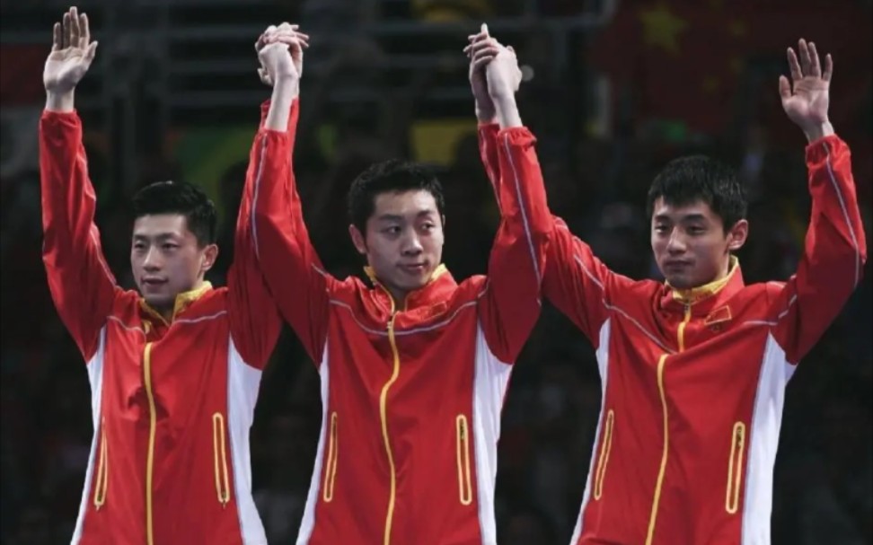 【国乒三剑客】许昕||马龙||张继科 永远是最好的里约三剑客.