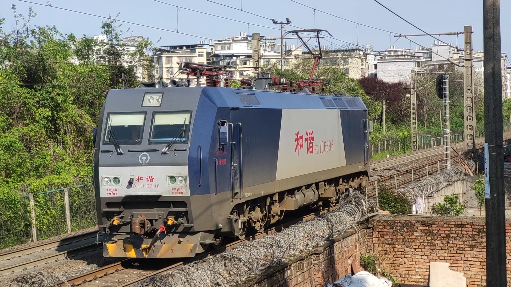 hxd1c 6396单机前往萍乡站