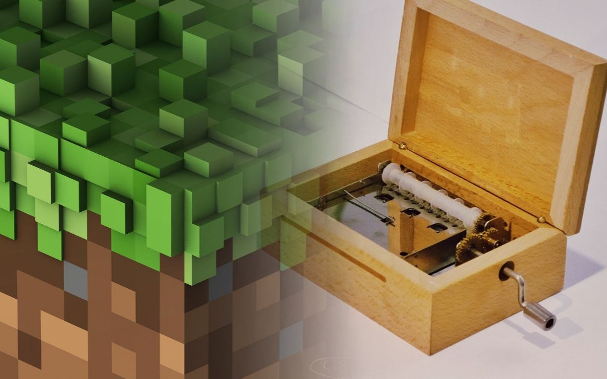 八音盒演奏mc主题曲我的世界c418纸带八音盒musicboxvol011