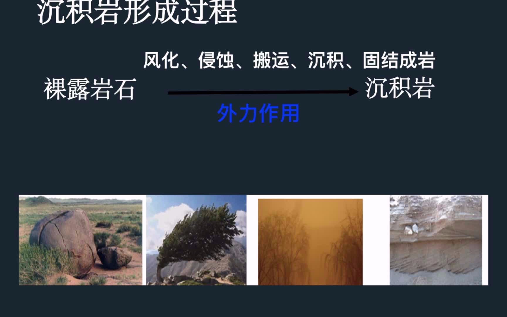 风化,侵蚀,搬运,沉积的区别