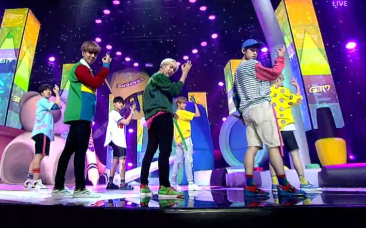 got7justright14合一舞台现场混剪彩虹豆cute