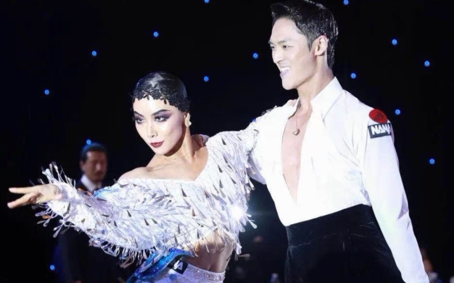 国标舞李嘉明李紫薇赛场教室舞蹈合集