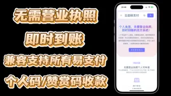 易支付和码支付该怎么选？一个视频告诉你。个人码/赞赏码，对接易支付，个人免签，无需营业执照