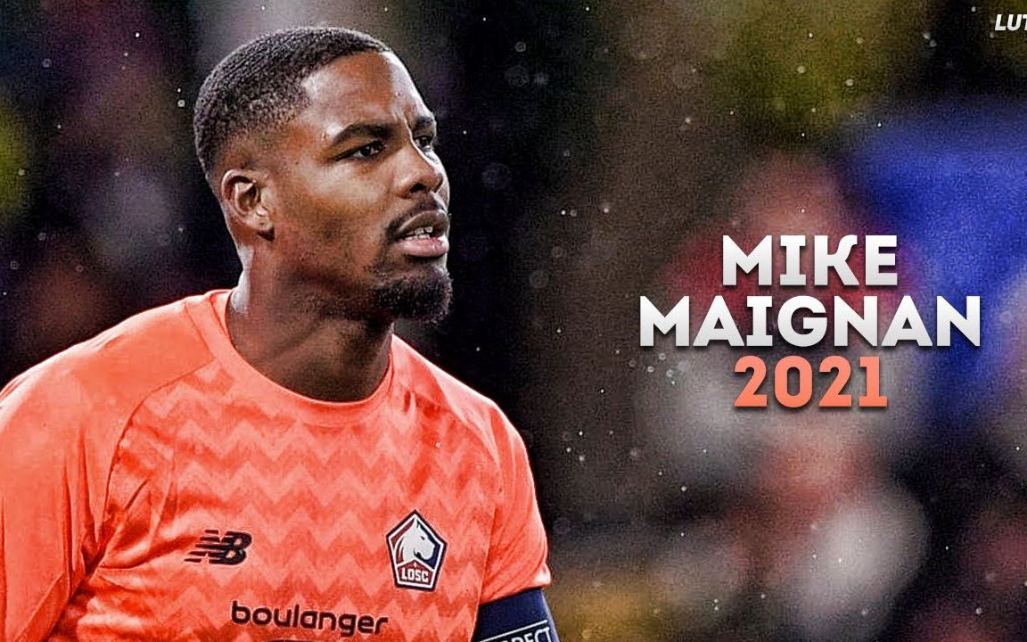 里尔门将迈尼昂(mike maignan)个人集锦 | 20-21_哔哩哔哩_bilibili