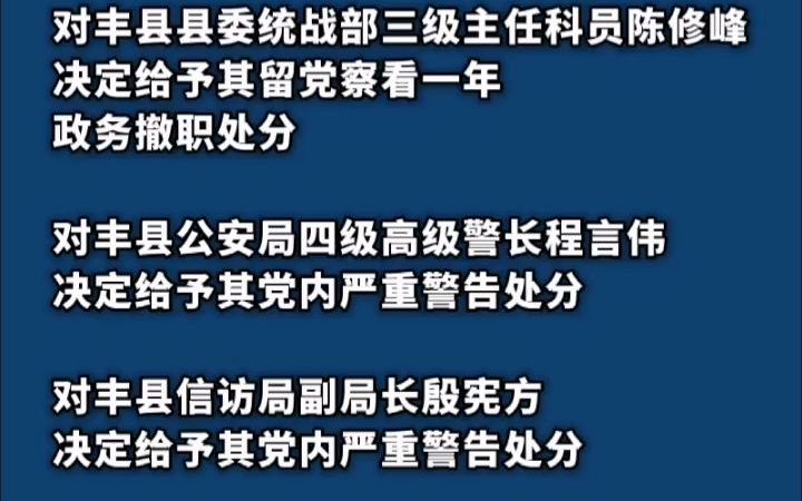 “丰县生育八孩女子”事件17名人员被处理,县委书记、县长在列哔哩哔哩bilibili