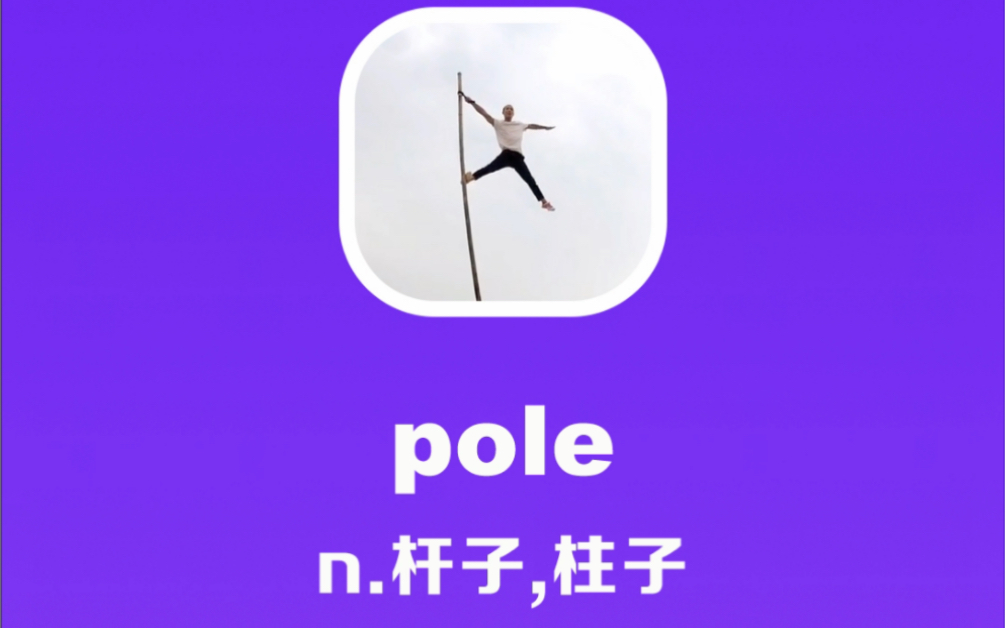 pole:杆子,柱子哔哩哔哩bilibili