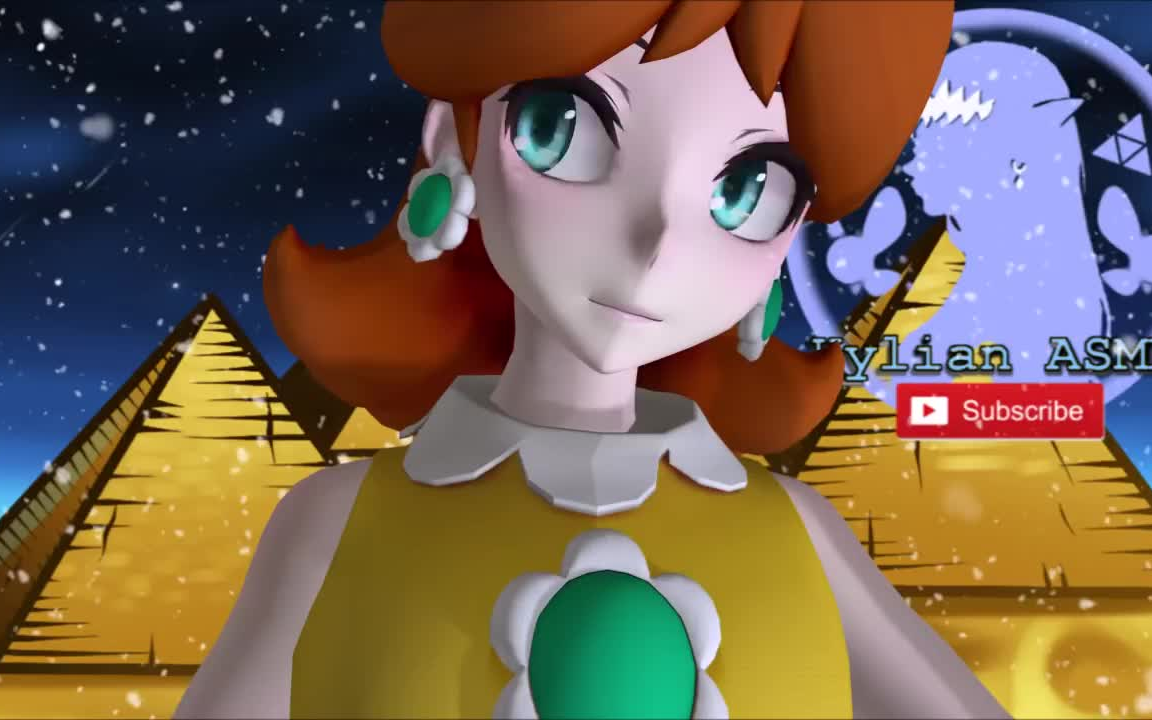 【助眠】黛西公主给你做耳搔 按摩耳朵 超级马里奥_哔哩哔哩_bilibili