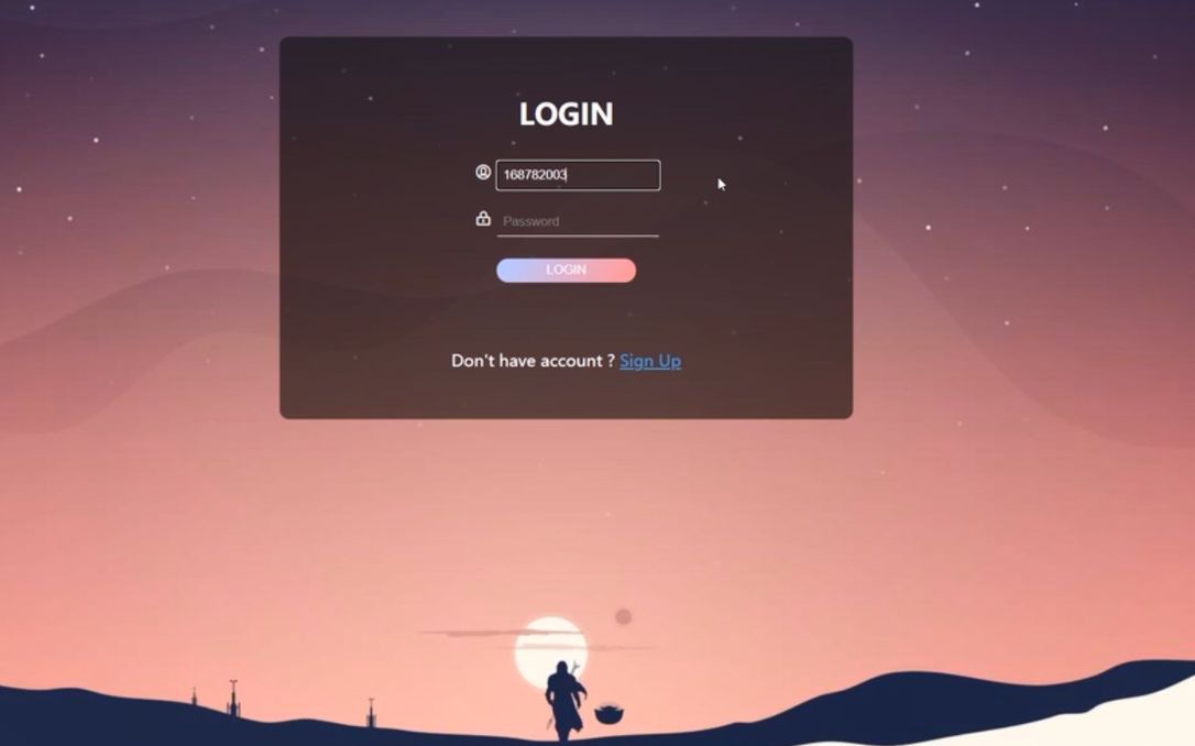 【HTML+CSS】手写一个优美的登录界面!!!哔哩哔哩bilibili