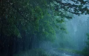 Download Video: 喜欢雨，喜欢在雨中散步，享受雨水的肆意！ 喜欢雨后一切的一尘不染，那是清新、清醒的感觉💧🎶🍃