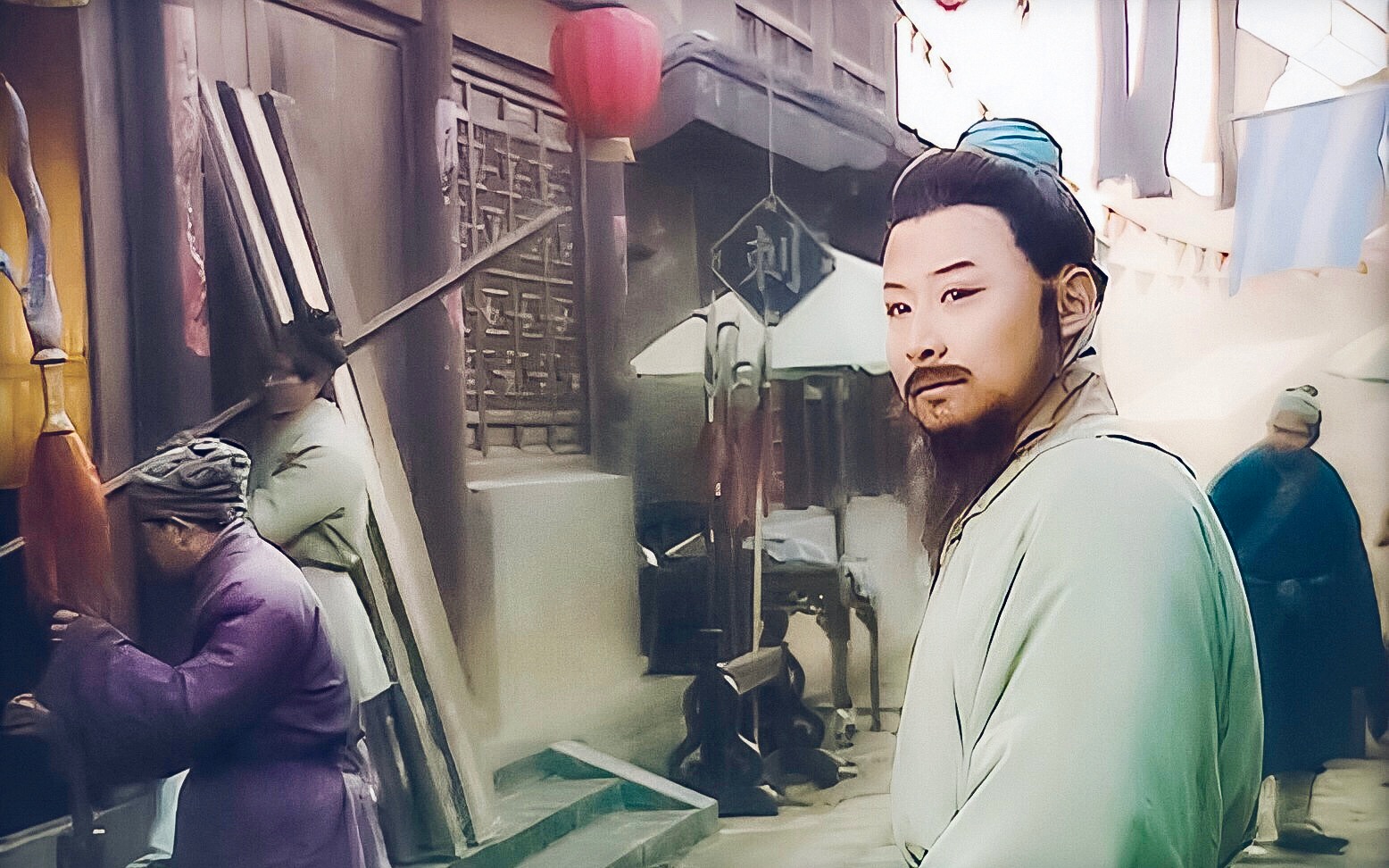 【央视版水浒·林冲】倾城一笑_哔哩哔哩 (゜-゜)つロ 干杯~-bilibili