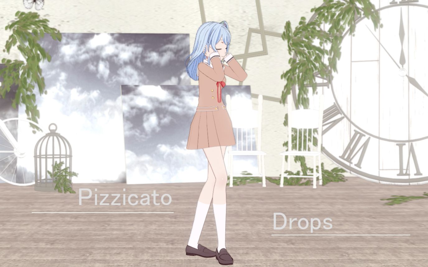 【MMD/BanG Dream】Pizzicato drops【松原花音】【镜头预览】哔哩哔哩bilibili