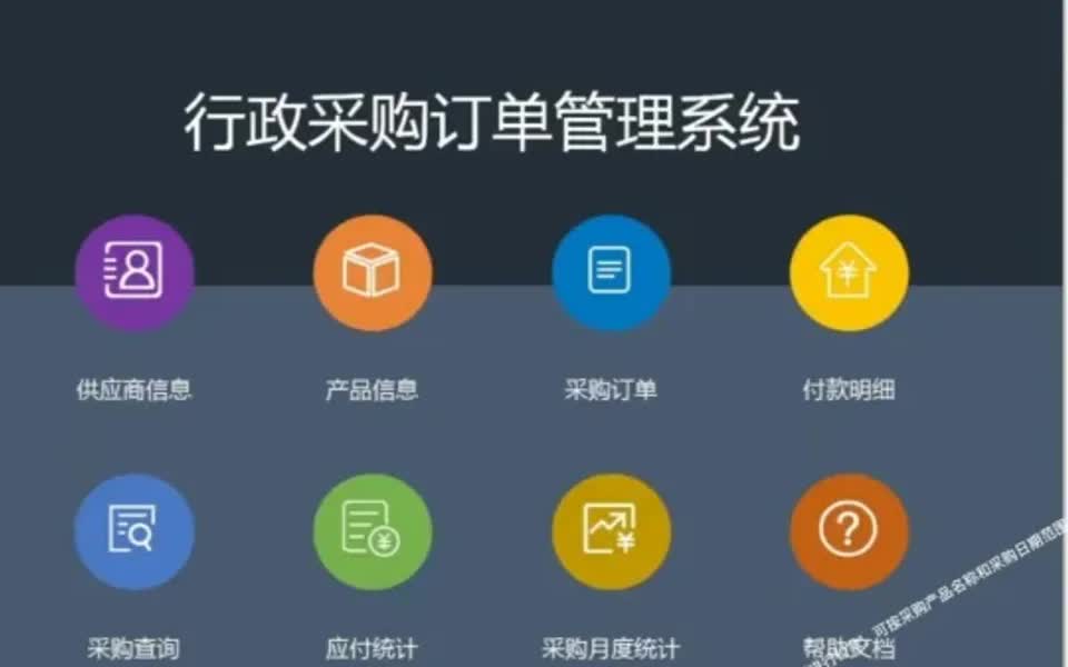 行政采购管理订单管理付款管理采购分析哔哩哔哩bilibili