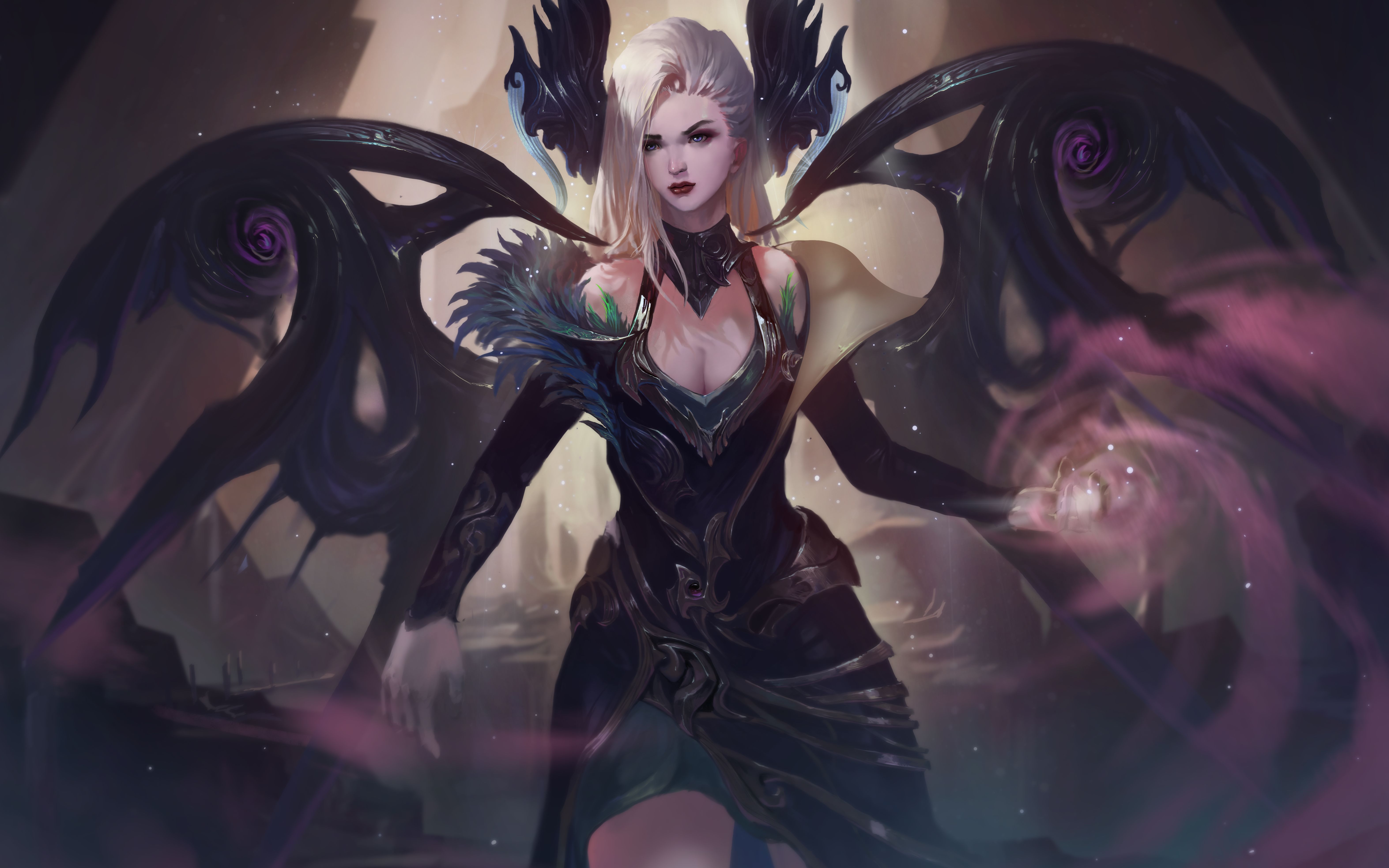 lol同人绘画作品——莫甘啦_哔哩哔哩_bilibili