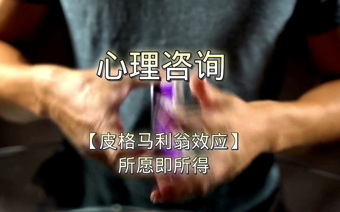 【皮格马利翁效应】所愿即所得哔哩哔哩bilibili