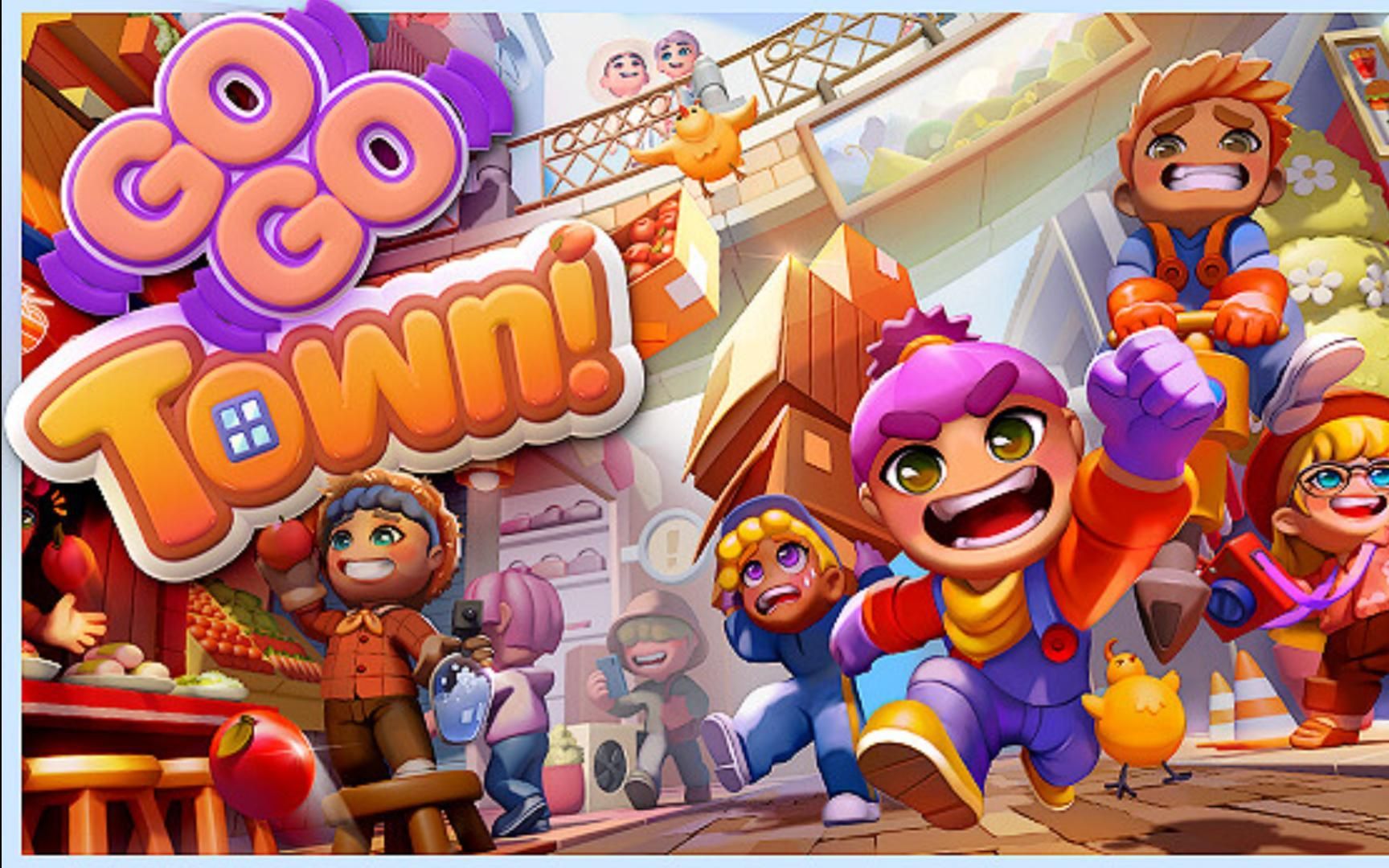 卡通休閒模擬經營遊戲《go go town》,試玩版已上線,支持中文支持聯機