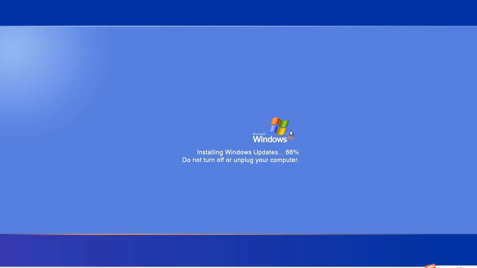 运行windows xp update
