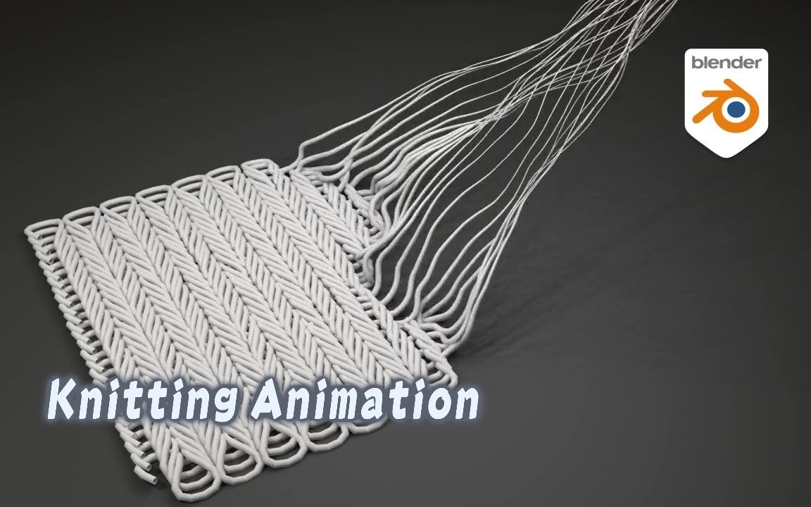 Blender 3.0 几何节点域制作毛衣针织动画教程哔哩哔哩bilibili