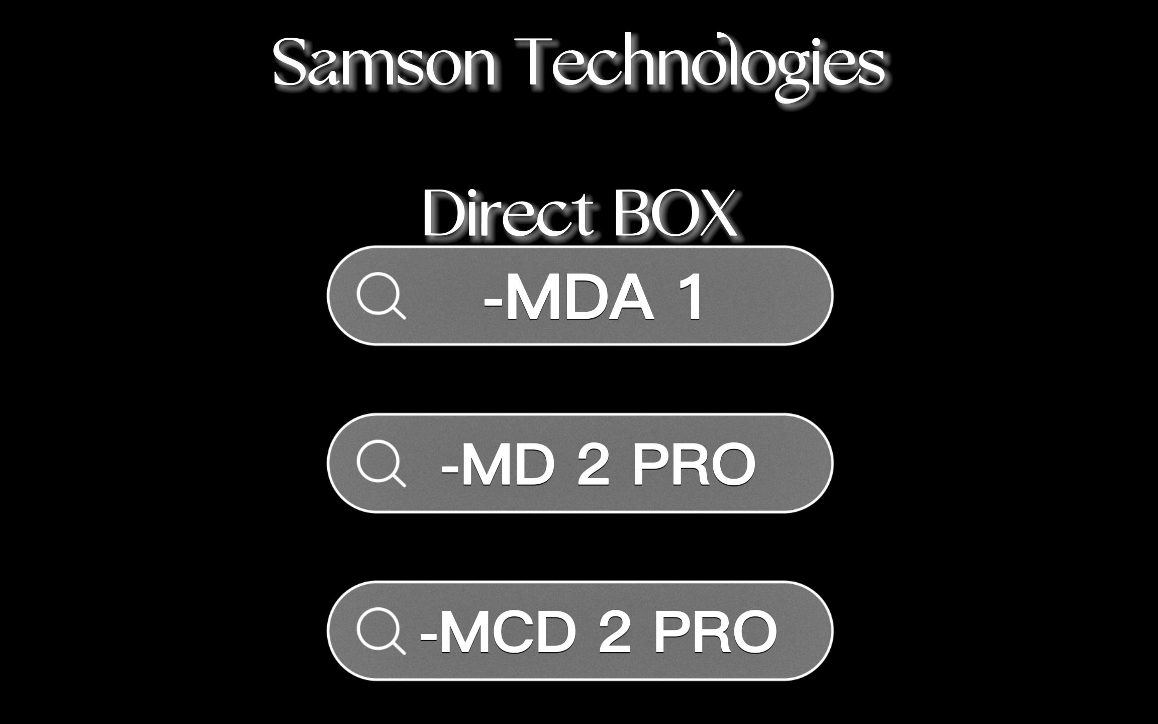 【新浦电声】SAMSON/山逊 MDA1、MD 2 PRO、MCD 2 PRO,Direct Injection Box/DI盒 产品开箱与功能介绍哔哩哔哩bilibili