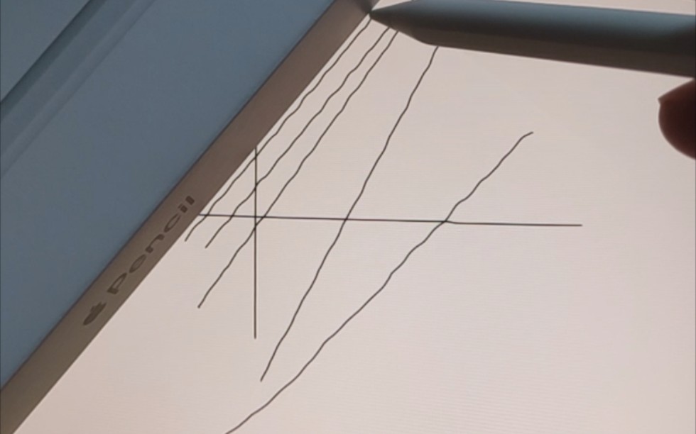 ipad pro2021画直线变成波浪线