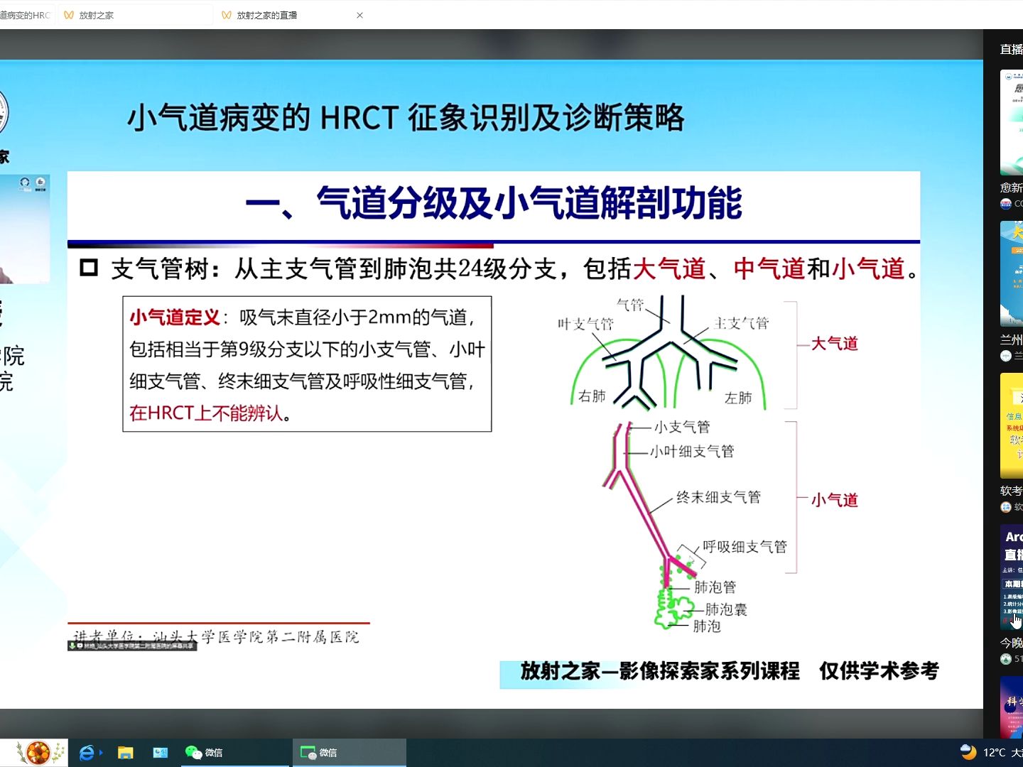 小气道病变的HRCT征象识别及诊断策略哔哩哔哩bilibili