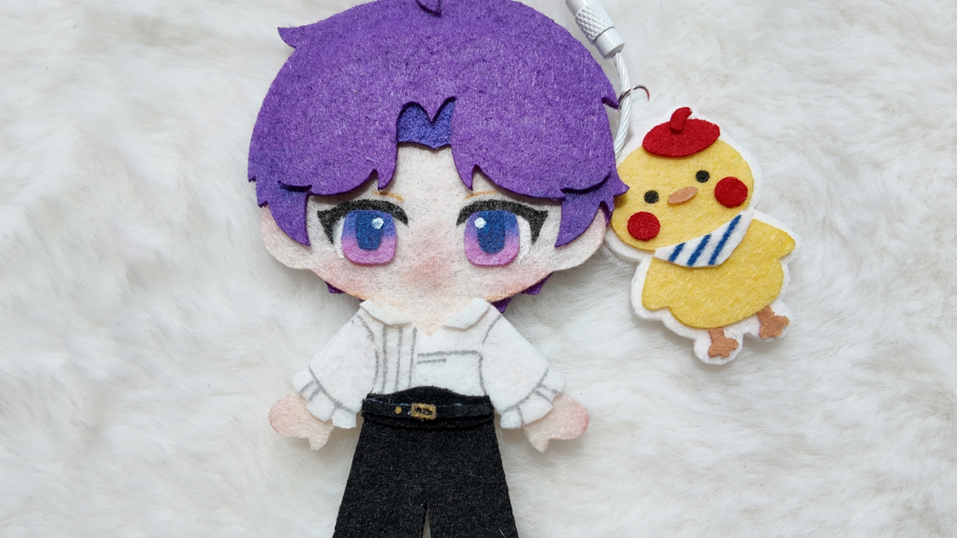 祁煜不织布挂件