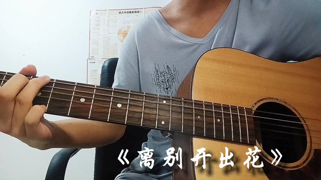 《离别开出花》弹唱(996699)