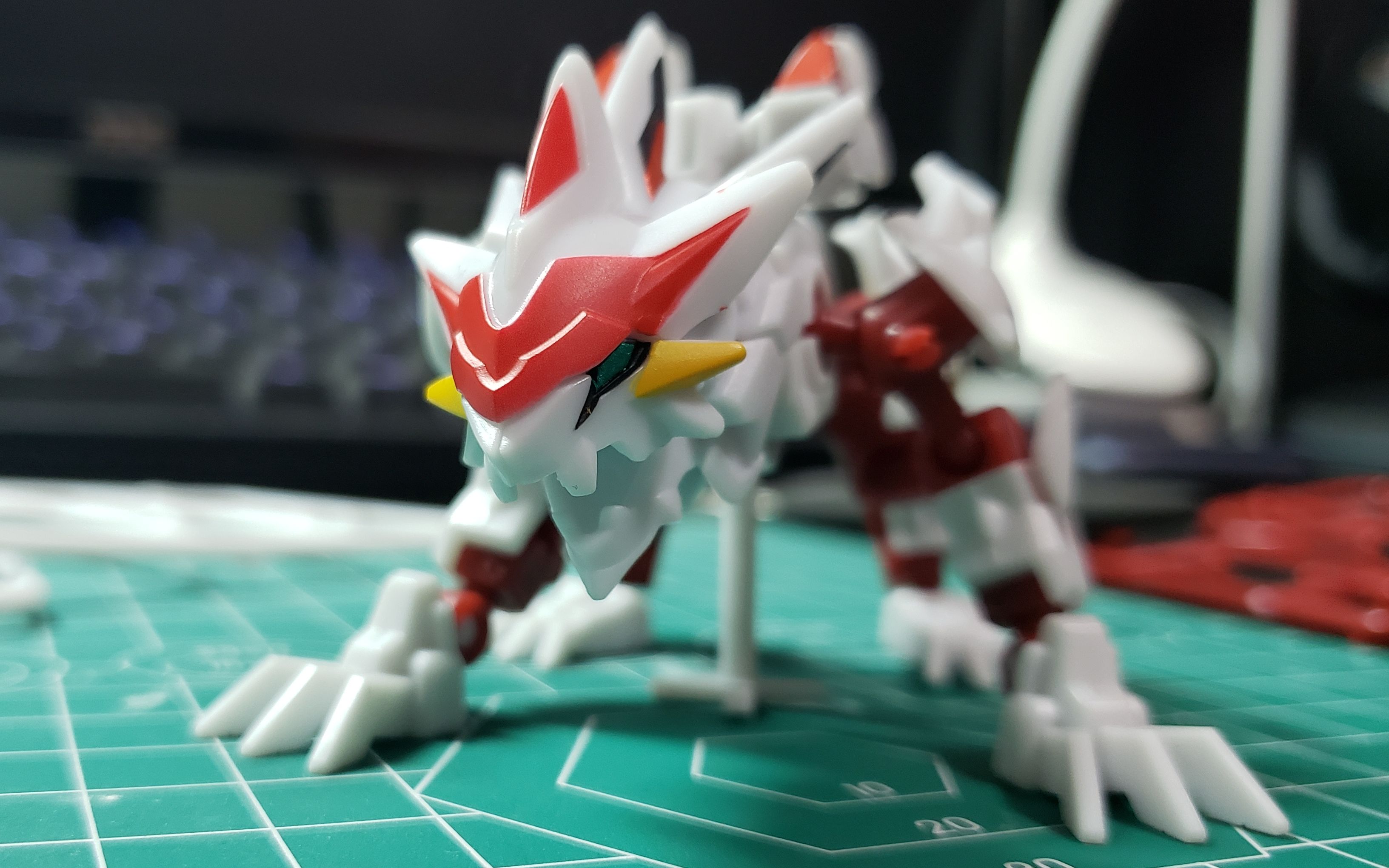 万代食玩动物机甲系列之狮子