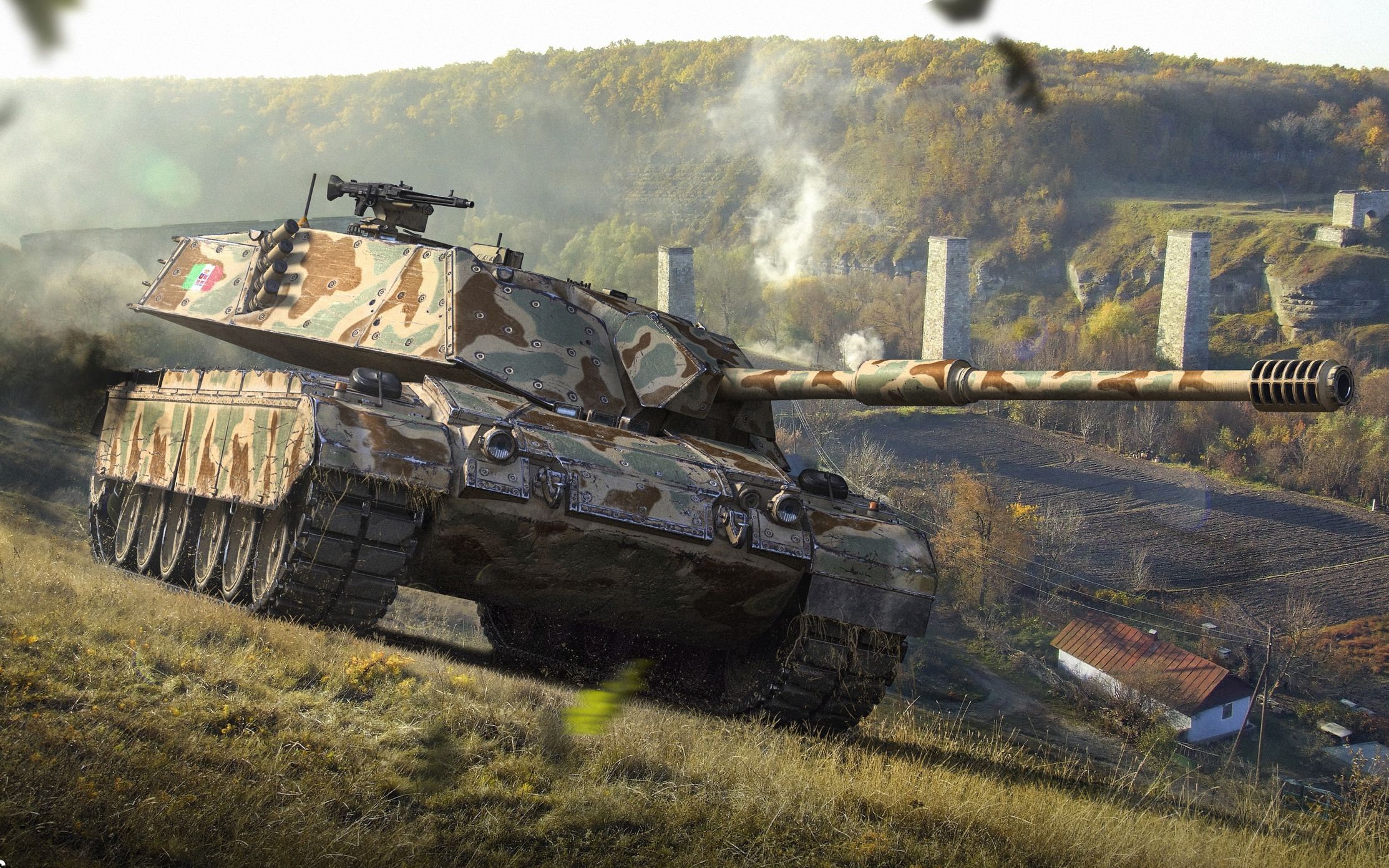 【wot】c45野牛费舍尔湾6杀-幸运的勇士