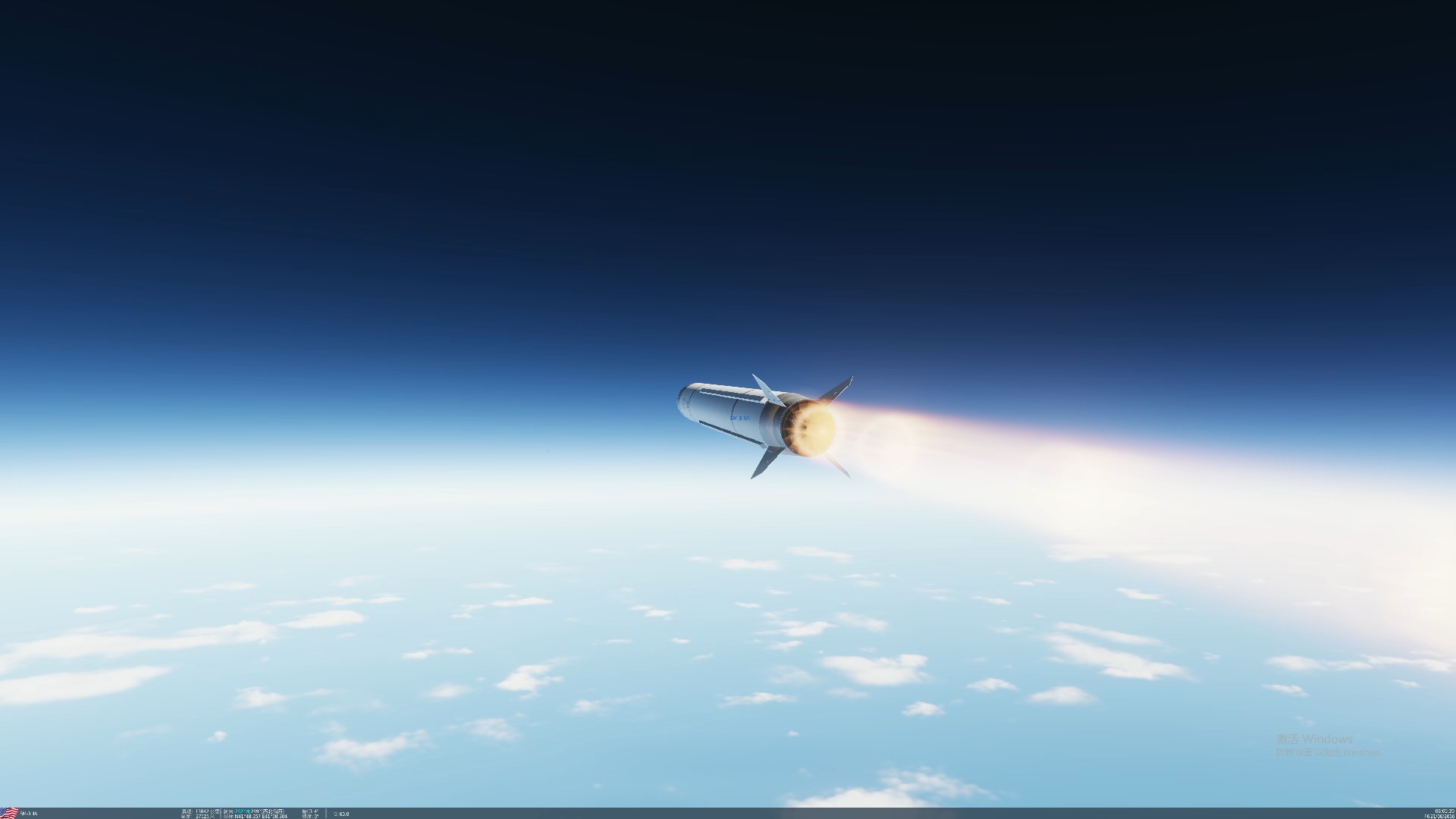 dcs world 舰射高超声速反舰导弹测试