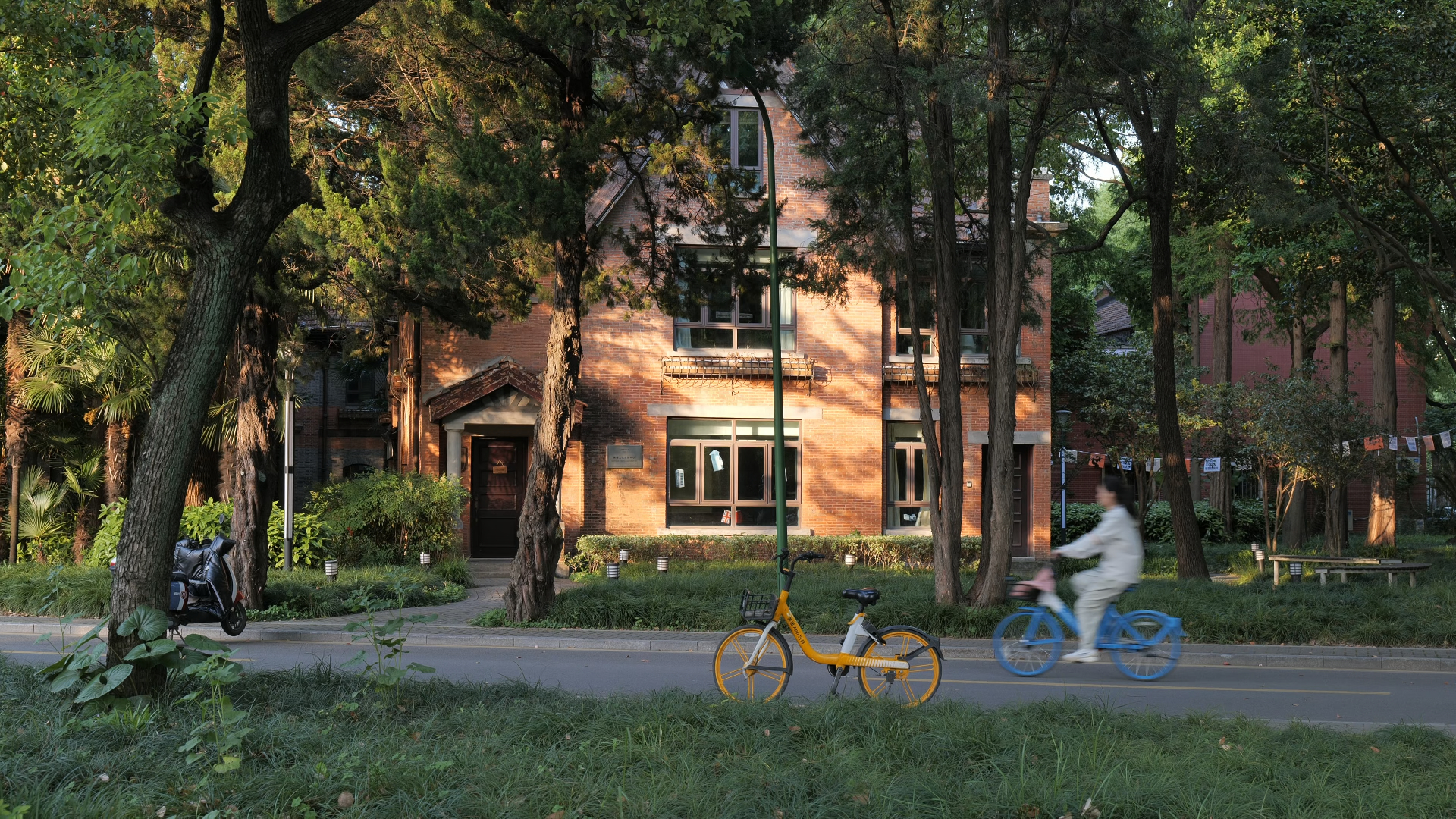 上海理工大学:下课后宁静的校园